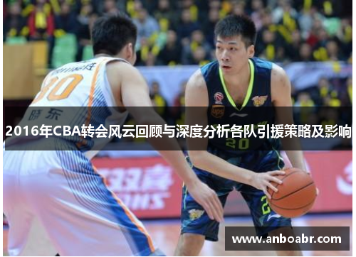 2016年CBA转会风云回顾与深度分析各队引援策略及影响